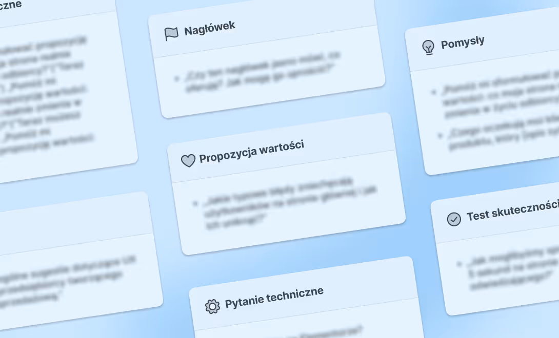 Zbliżenie na kartki z promptami AI – gotowe teksty do pisania ofert, generowania pomysłów i oszczędzania czasu